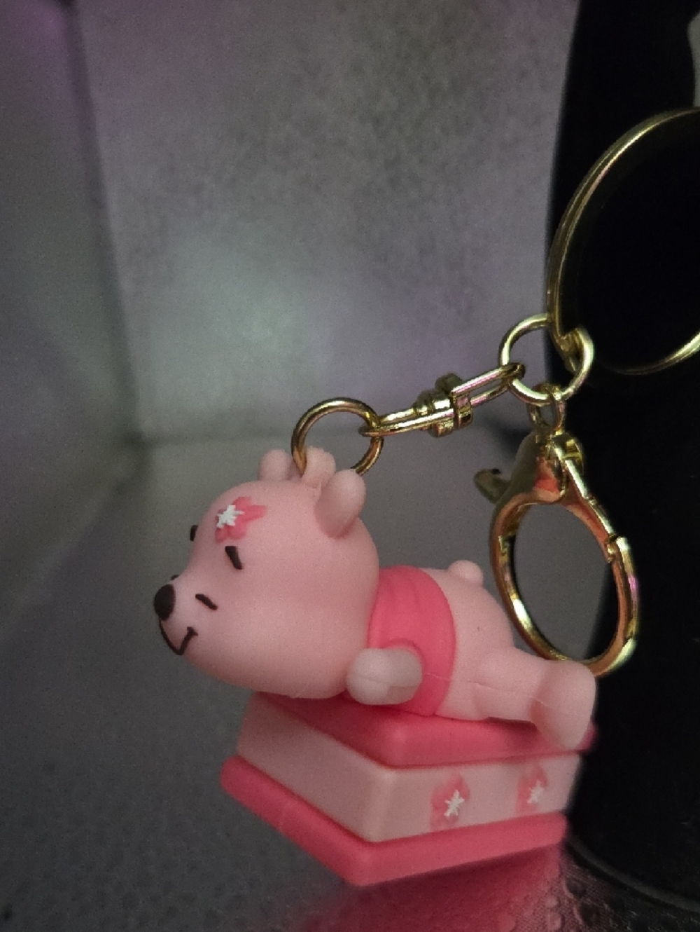 Winnie The Pooh Keychain Wrist Strap - Picture 2 of 7